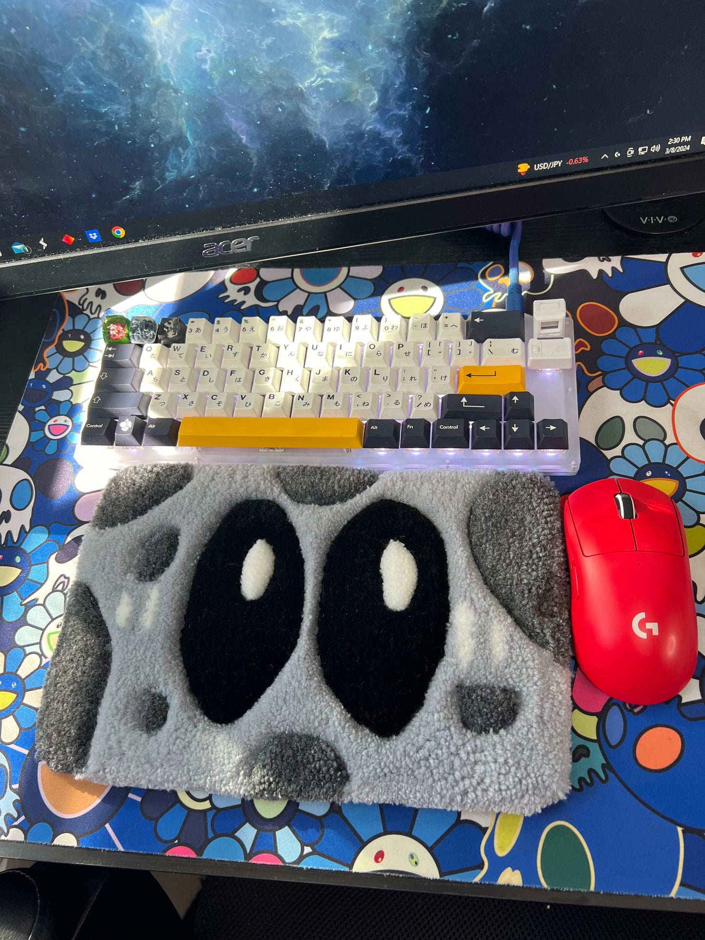 “EMOCIONS” Melvin the Moon Wrist Rest