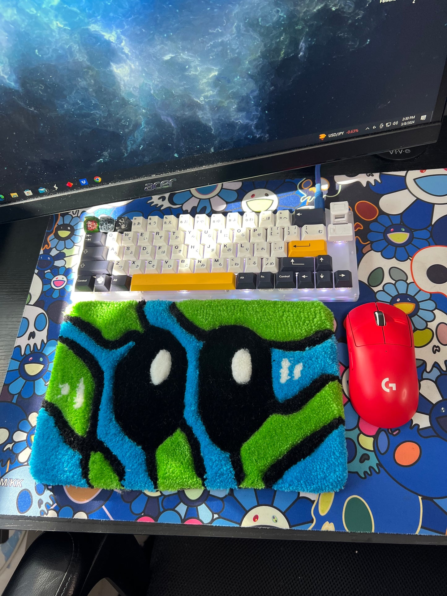 “EMOCIONS” Buddy The Earth Wrist Rest (SOLD)