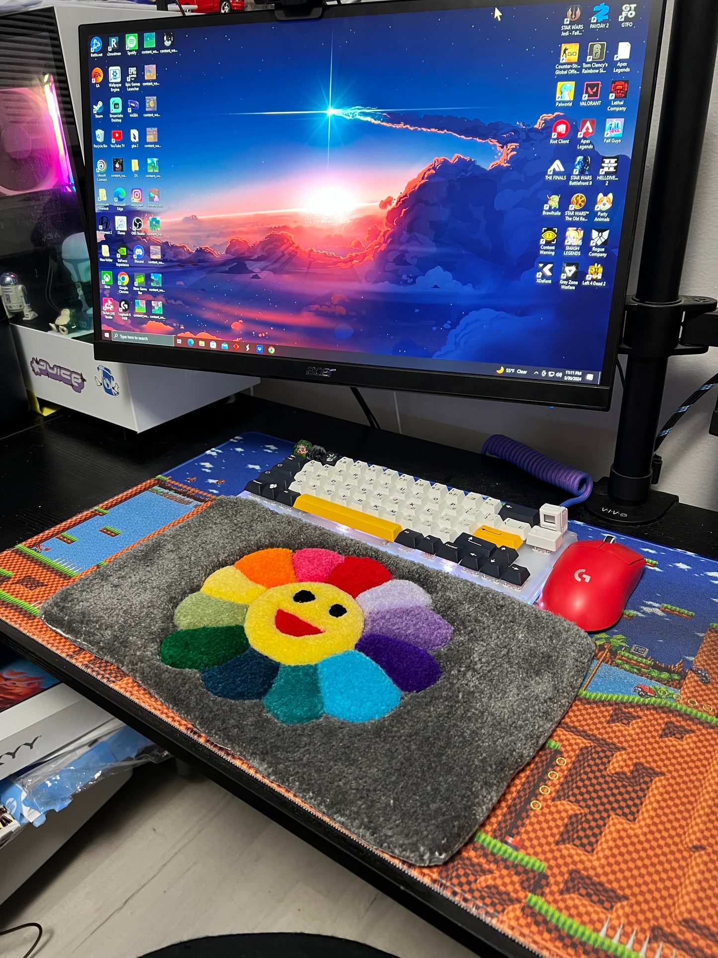 Flower x Keyboard